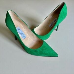 Jimmy Choo Vibrant Green Heels